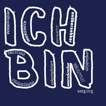Load image into Gallery viewer, Un-Wort Crewneck T-Shirt: Ich bin...