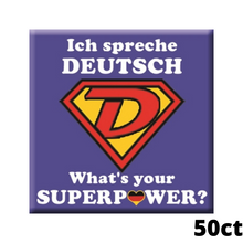 Load image into Gallery viewer, What's your SUPERPOWER? Buttons 50-pack