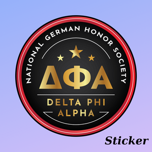 Delta Phi Alpha New Logo Sticker