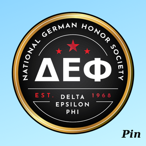 Delta Epsilon Phi Membership Pin - New 2022 Logo (High School)
