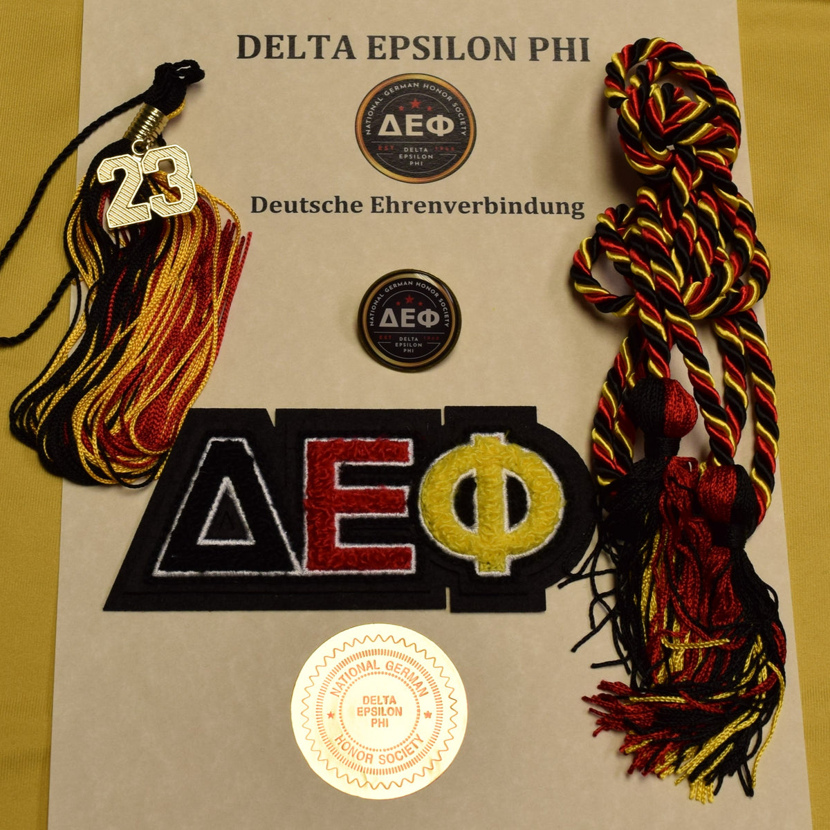 Delta Epsilon Phi Honor Society Graduation Package High School Delta epsilon phi honor society graduation package high school