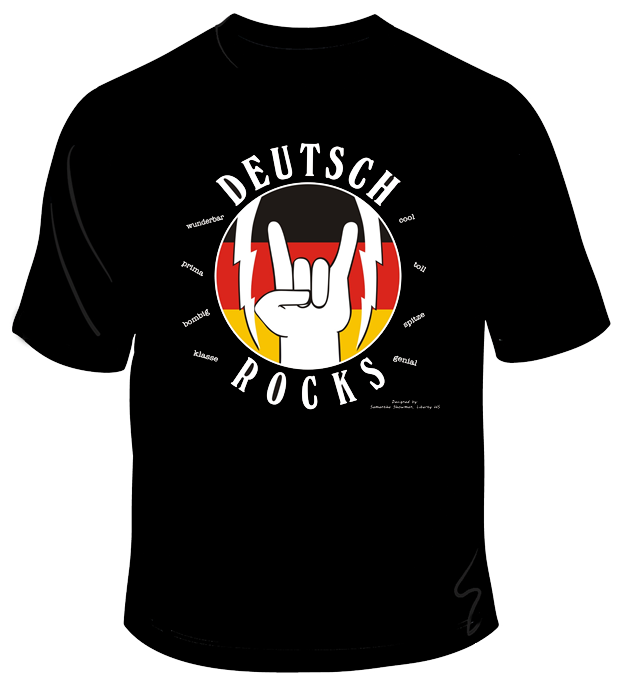 German Rocks Poster Deutsch Rocks Crewneck T-Shirt – American Association of Teachers of German