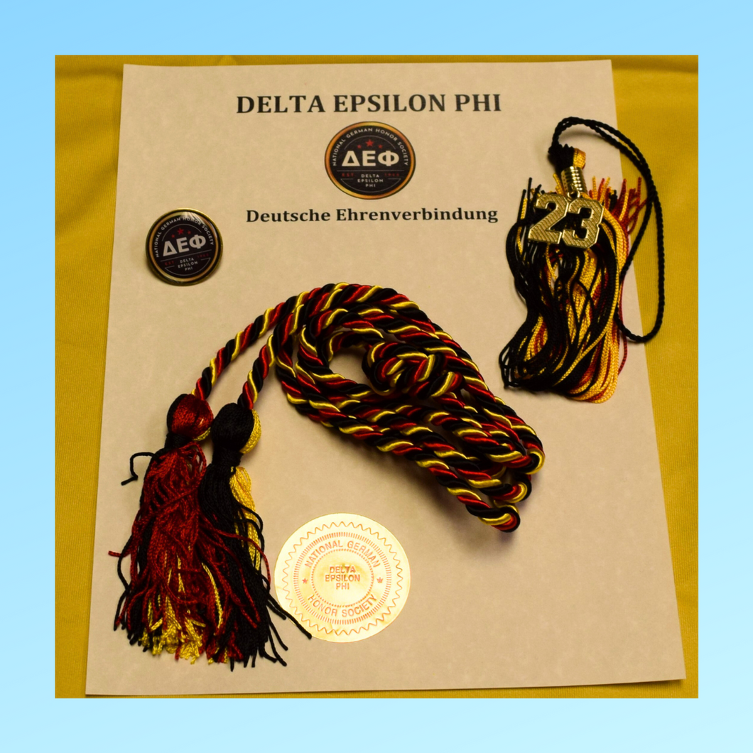 Delta Epsilon Phi Honor Society Graduation Package