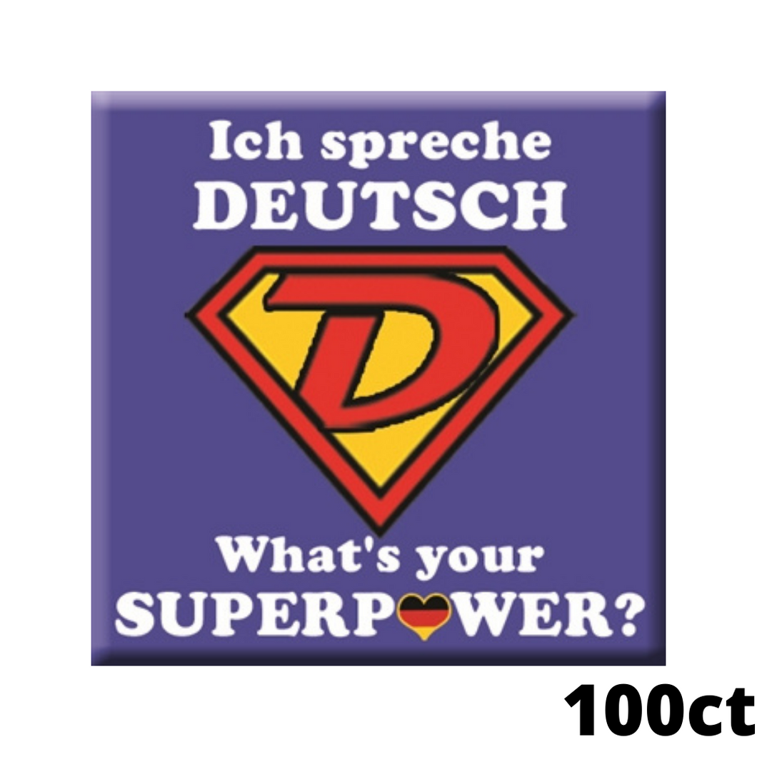 What's your SUPERPOWER? Buttons 100-pack