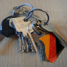 Load image into Gallery viewer, Delta Epsilon Phi Key Ring
